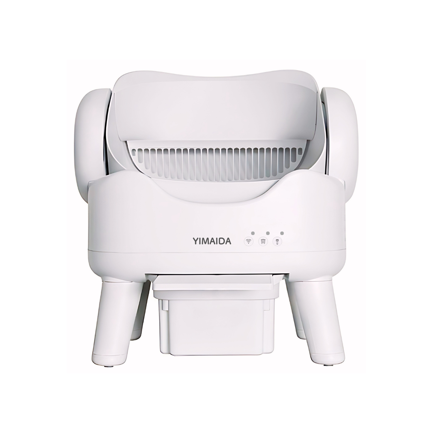 YIMAIDA YMD-102T 스마트 고양이 자동 화장실 APP 연동 저소음 안전센서 한국 버전, 화이트, 1개 220,000원