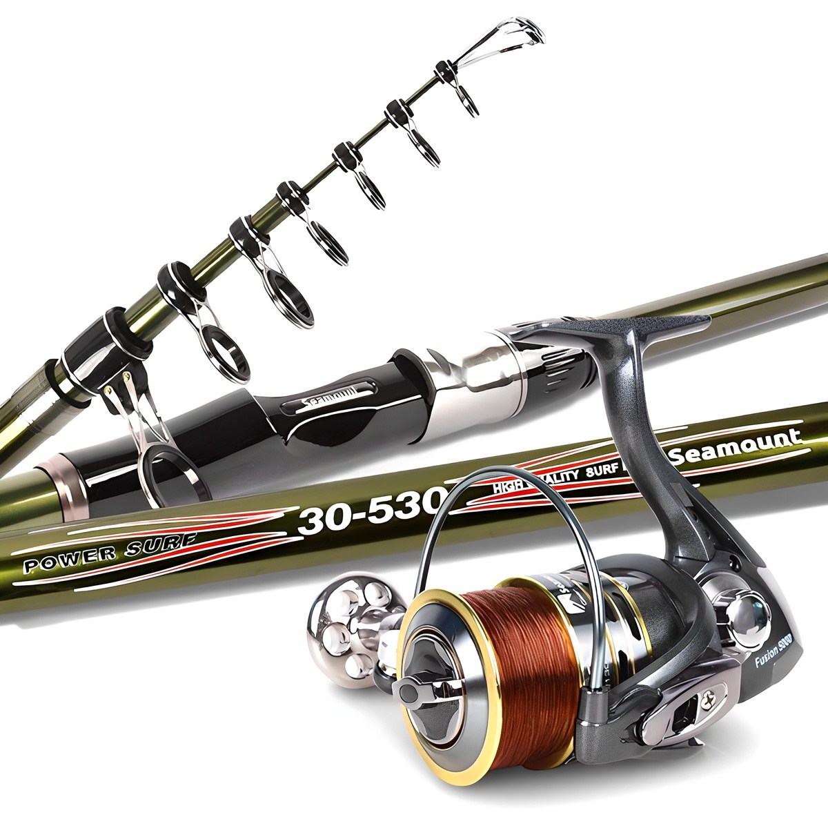 시마운트 스톰 서프 원투 낚시대 530, 릴세트/원투대 69,500원