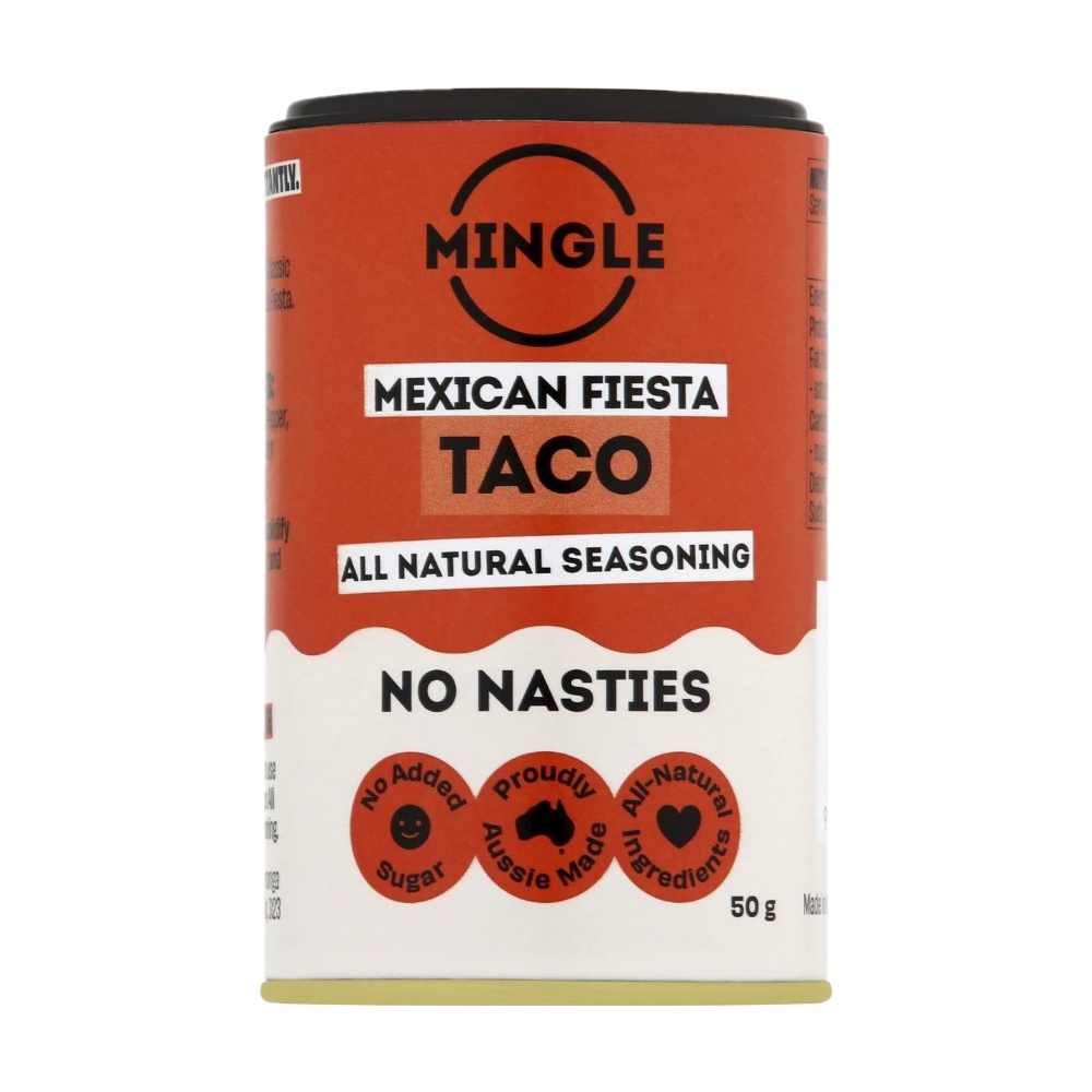 호주 밍글 멕시칸 피에스타 타코 천연 시즈닝 양념 50g Mingle Mexican Fiesta Taco All-natural Seasoning 9,800원