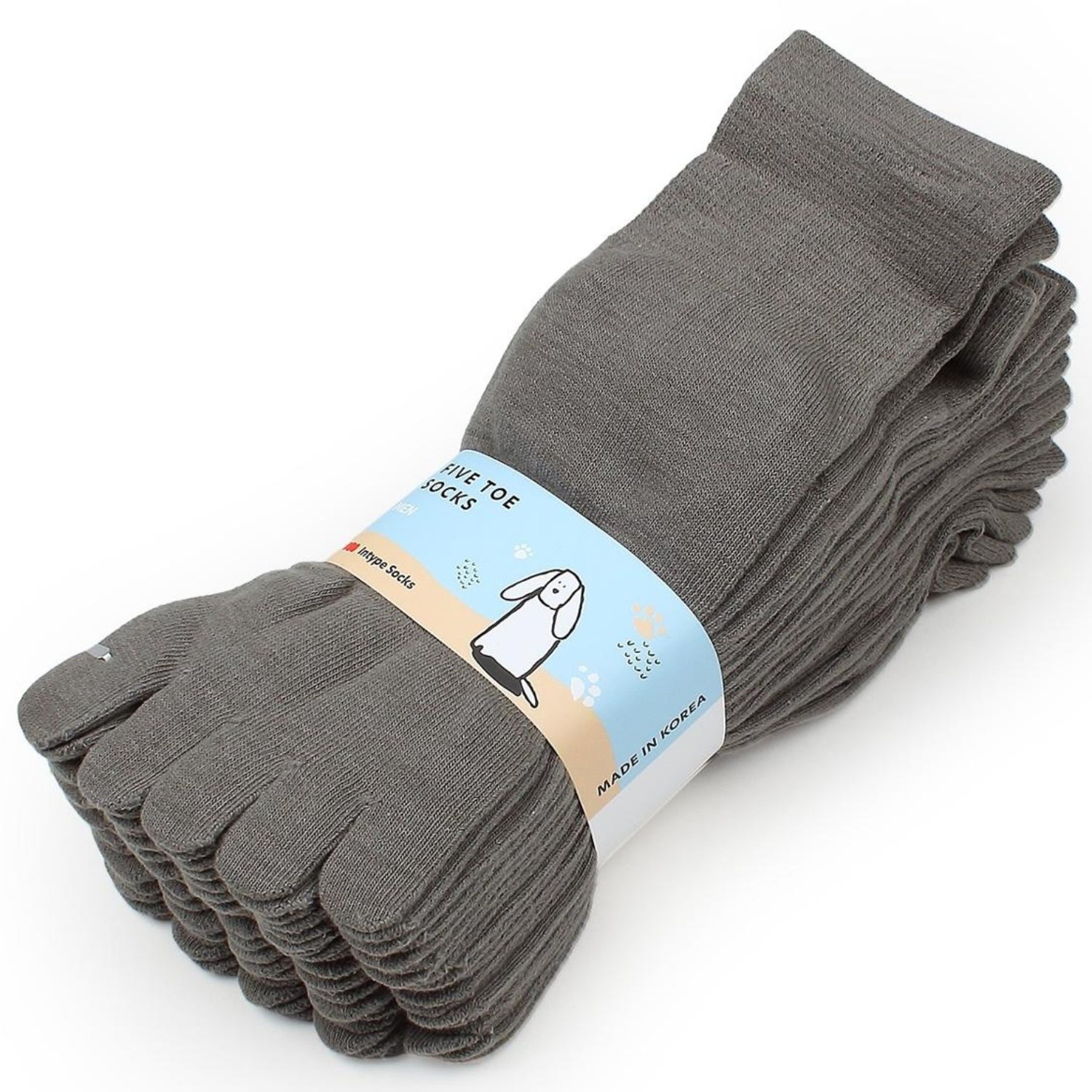 [10켤레 세트] 무료배송 국산 품질 좋은 남자 발가락 양말 남성 중목/장목 19,900원