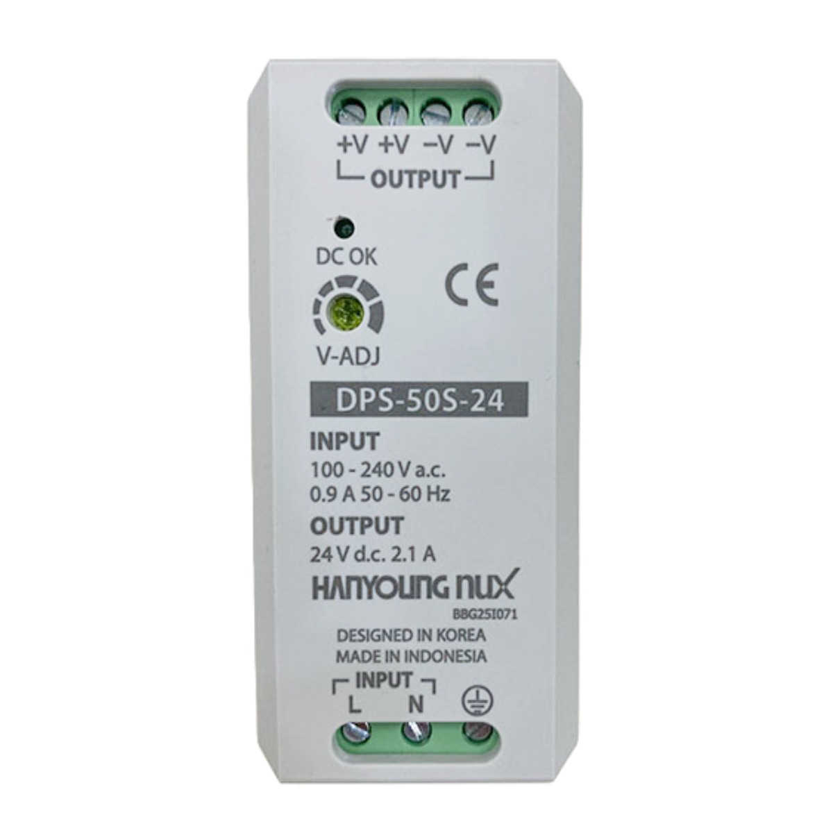 한영넉스 DPS-50S-24 파워서플라이 SMPS 50W DC24V, 1개 36,500원