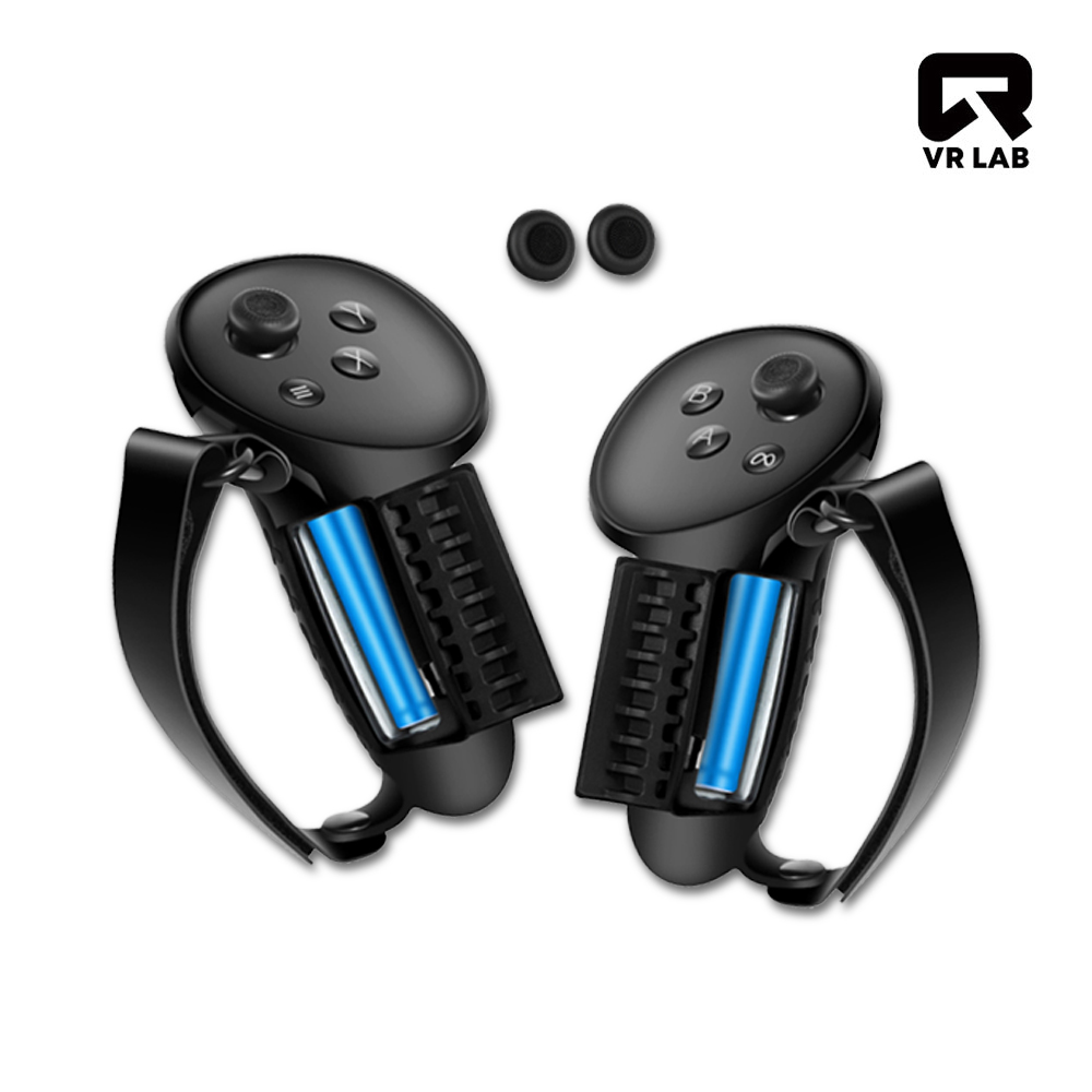 VR연구소 메타퀘스트3/3S 배터리 커버 오픈 그립 실리콘 컨트롤러 암타입 스트랩 오큘러스 악세사리, 1개 28,900원