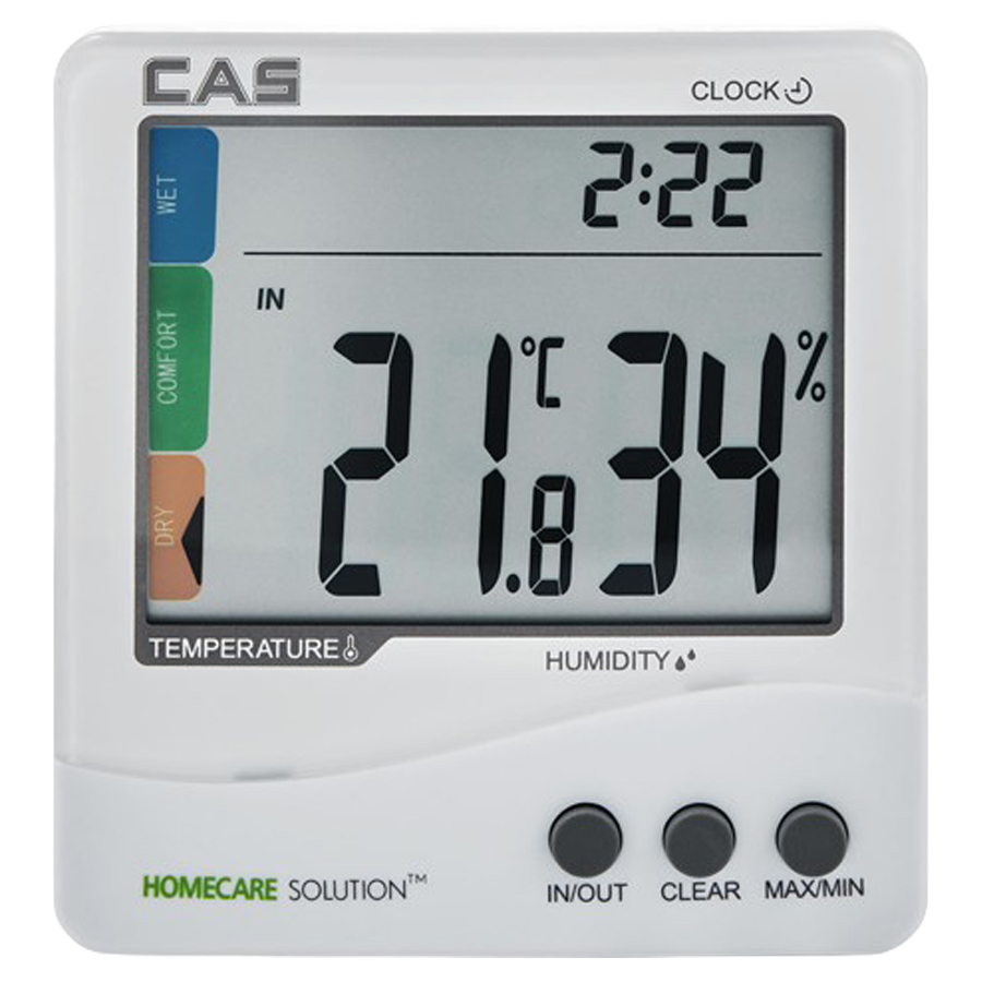 카스 외부 온도 측정 센서 부착용 자석 내장 디지털 온습도계 TE-203 26,500원