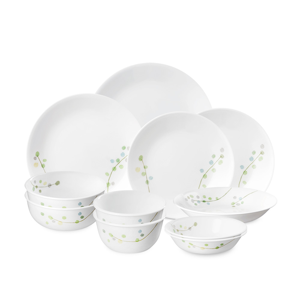 코렐 그린딜라이트 한국형 2인 11P 원형 찬기홈세트, 혼합, 1세트 104,700원