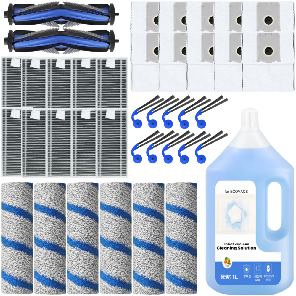 에코백스 X11 프로 옴니 소모품 세제 먼지봉투 물걸레 필터 브러쉬 1년세트 호환, 1개, 1년세트(물통형) 67,800원