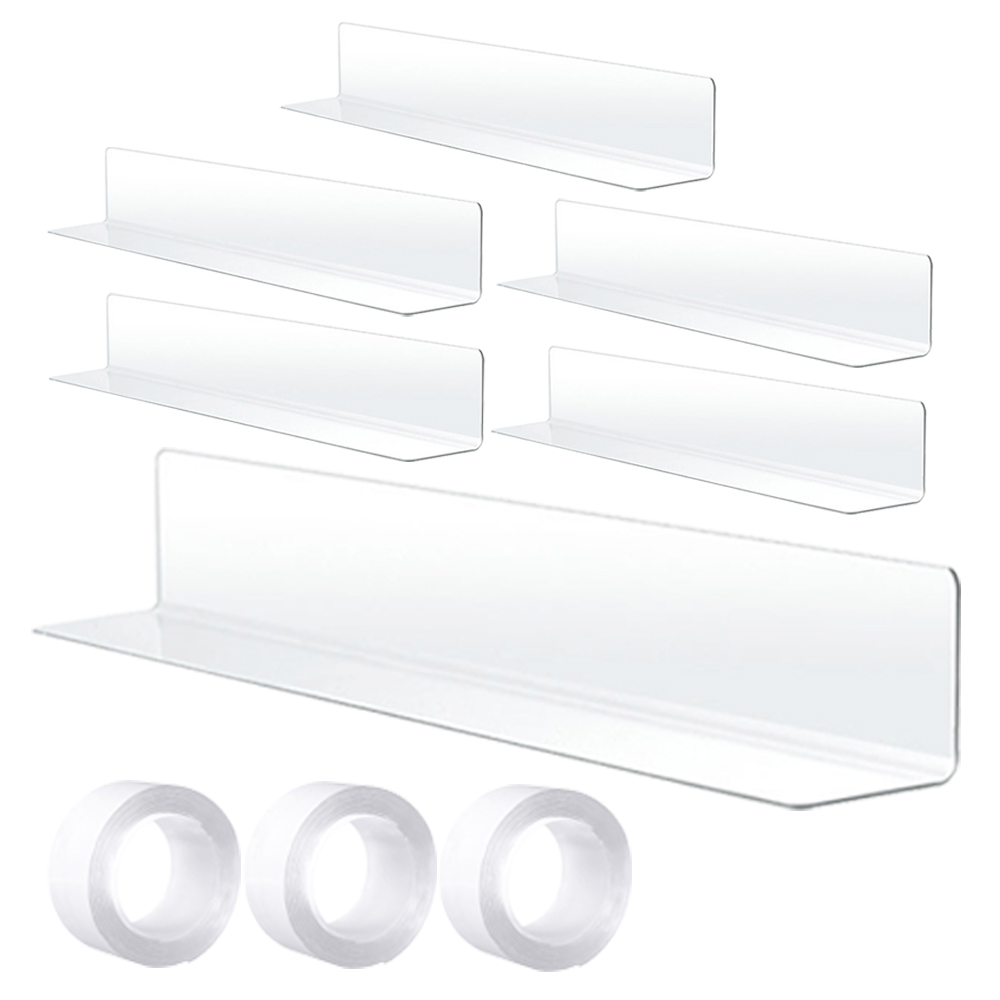 이지유 40x3x6cm 쇼파 밑 틈새 가림막 침대 막이 먼지차단 가리개, 6개, 투명 15,800원