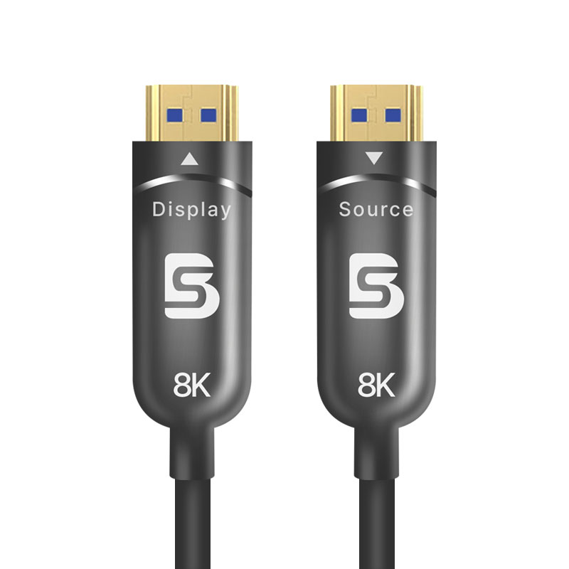 비에스 HDMI 8K60Hz 2.1AOC 하이브리드 메탈 광 케이블 10M-100M, 50m, 1개 91,000원