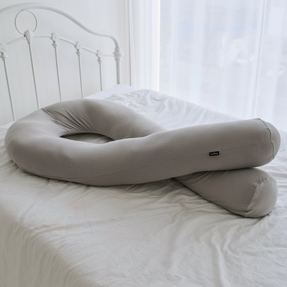 LINU 리누 꿀밤 바디필로우 U자 그란데 특대 사이즈, 그레이 69,900원