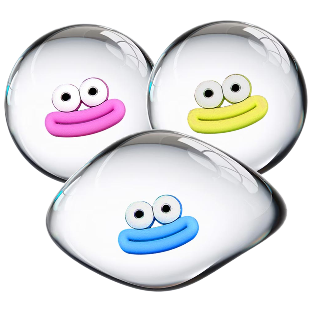 주무르는 재미가 솔솔~ 투명 왕 물방울 말랑이 / 스트레스볼 1,900원