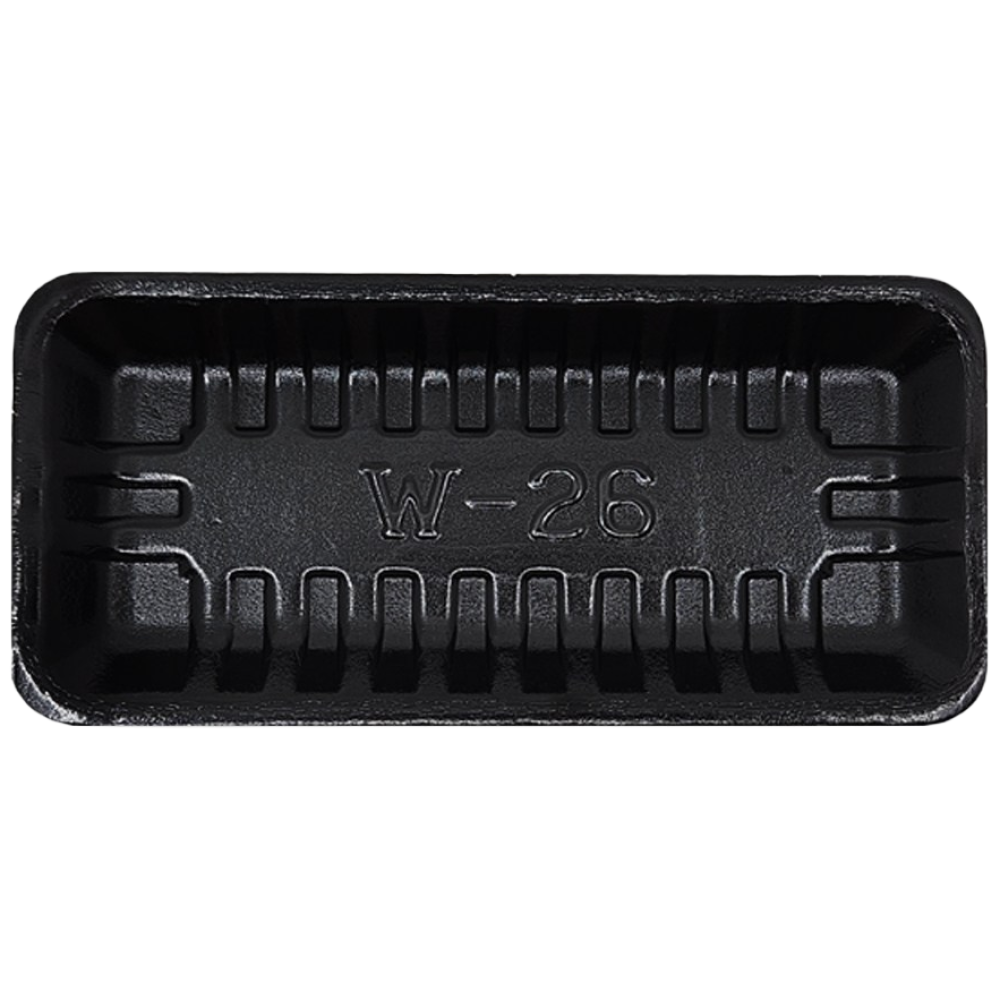 풍원 PSP트레이 발포트레이 26호 검정 스티로폼용기 정육 생선 과일 포장용기, 1박스, 600개 59,900원