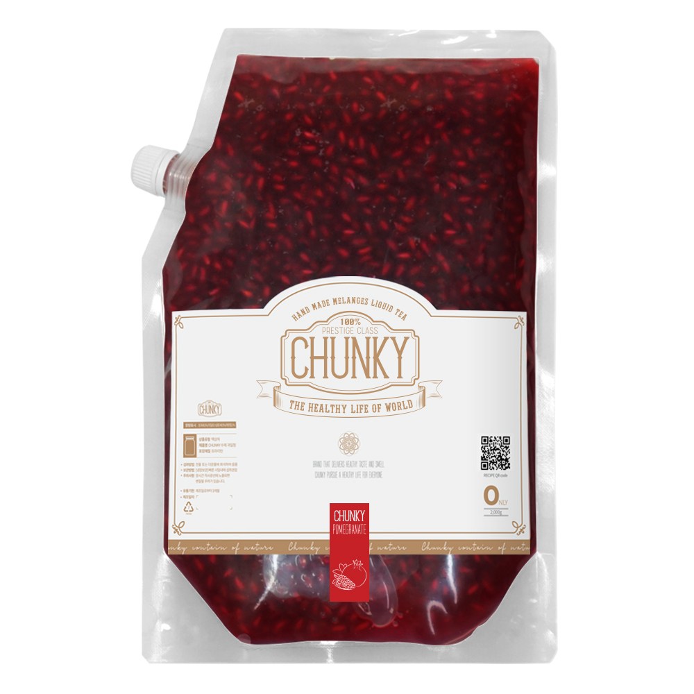 청키 수제 석류청 대용량 석류 원액 즙 카페용 과일청 2kg, 2kg, 1개입, 1개 30,800원