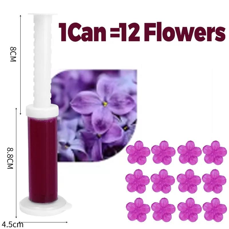 Flower Aromatic Toilet Cleaner Gel Deodorant Air Freshener Needle Detergent Bathroom Closestool Deod 8,400원