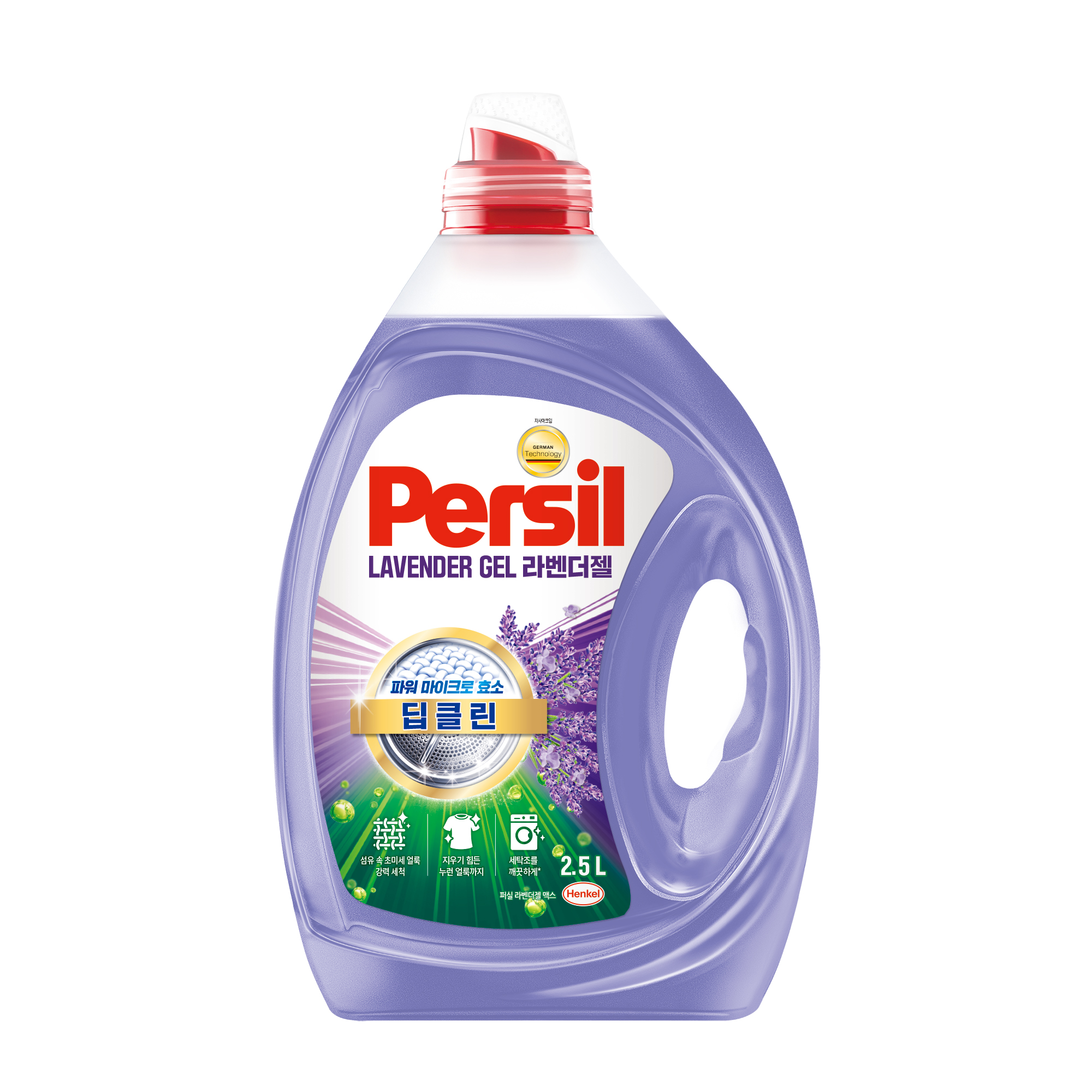 퍼실 딥클린 초미세세탁 라벤더젤 겸용 액체세제, 2.5L, 1개 16,900원