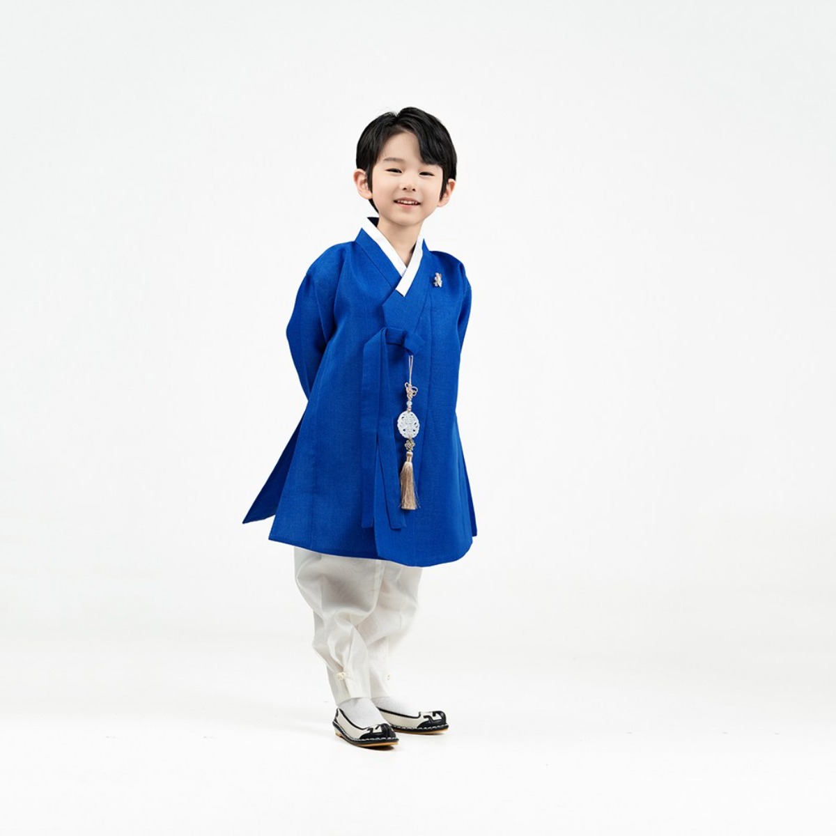 남아한복 파랑 동다리 색동 쾌자 봄 야외촬영 형제룩 돌잔치 1-8호 68,000원