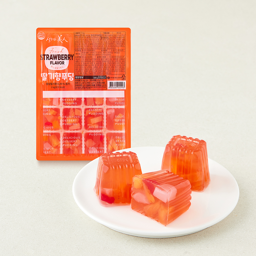 [로켓프레시] 샐러드미인 딸기향 푸딩 6,390원