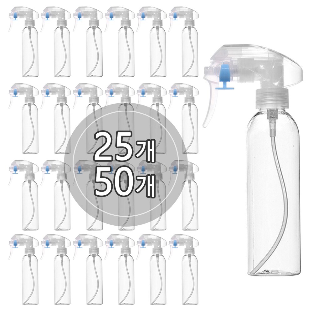 [50개묶음판매] 초미세건스프레이용기 100ml 120ml 150ml 200ml 250ml 300ml 플라스틱 분무기 공병 83,130원