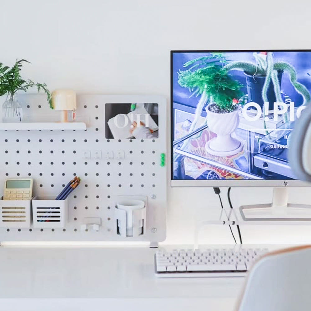 엔산마운트 PEG520 페그보드 책상타공판 보드 악세서리, 블랙 38,910원