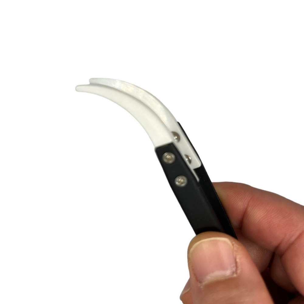 세라믹 핀셋 수공구 초미세핀셋 미니집게 크레피딩 곡선형, 1개, 곡선핀셋 4,000원