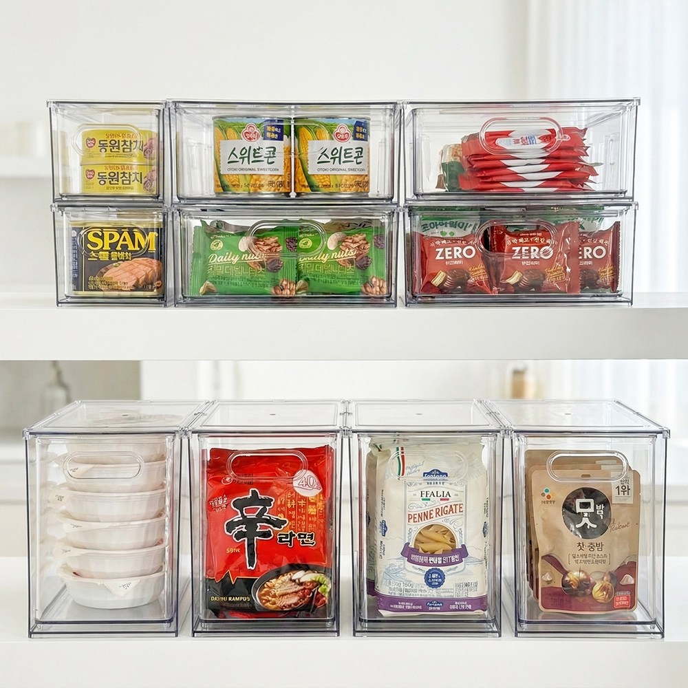 한누네 아크릴 서랍형 팬트리 정리함 7,900원