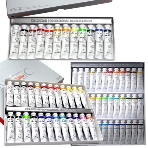 신한 전문가용 아크릴물감 세트 20ml 12색 24색 36색 23,600원
