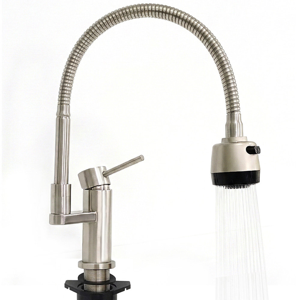 싱크대 주방 수전 수도꼭지 무광 코브라 원홀 COBRA-119, 1세트 27,000원