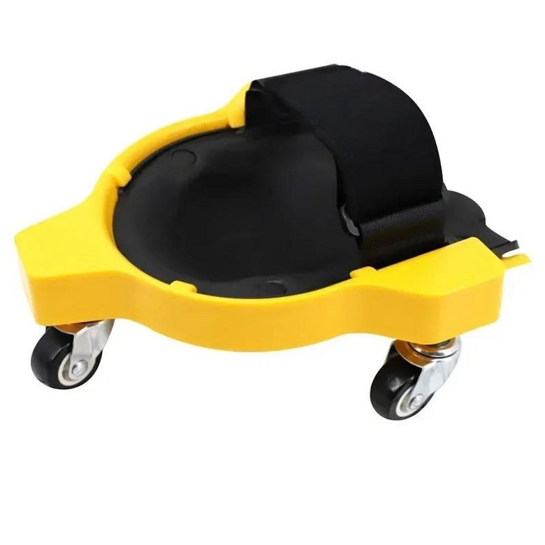 반센트 바퀴형 작업용 무릎보호대 슬라이딩 패드 롤링 무릎 보호대 타일 목공 바닥작업용, 1개, 엘로우 17,800원