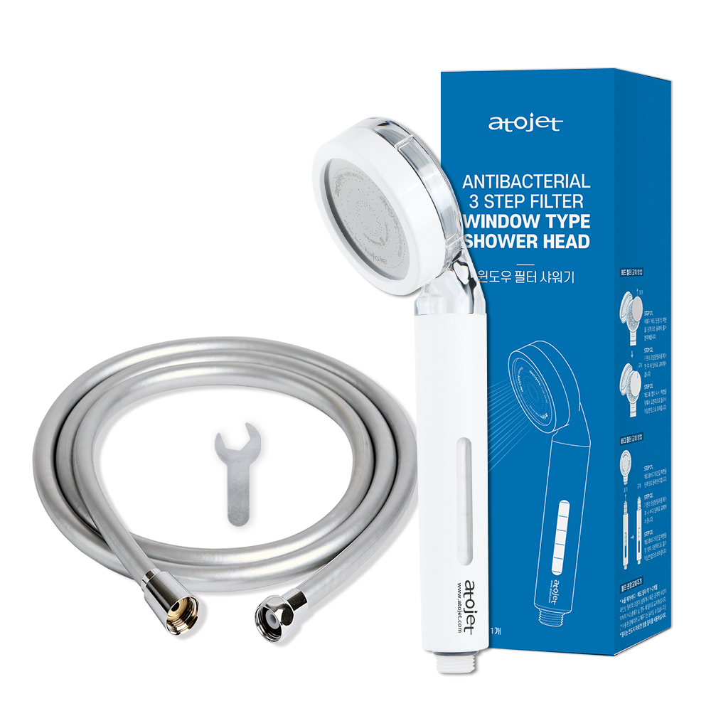 아토젯 윈도우 필터 샤워기 + 에코 호스 2m 세트 28,900원