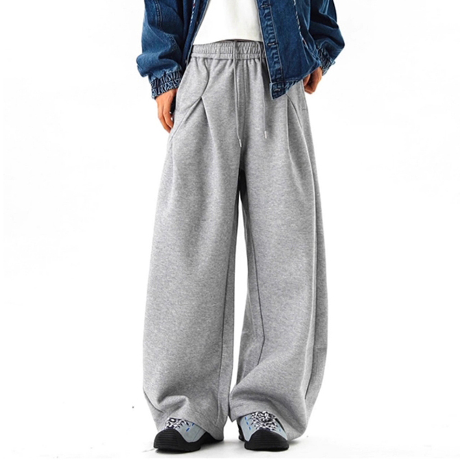 남성 벌룬핏 사이드핀턱 와이드트레이닝팬츠 탄탄한원단 26,900원