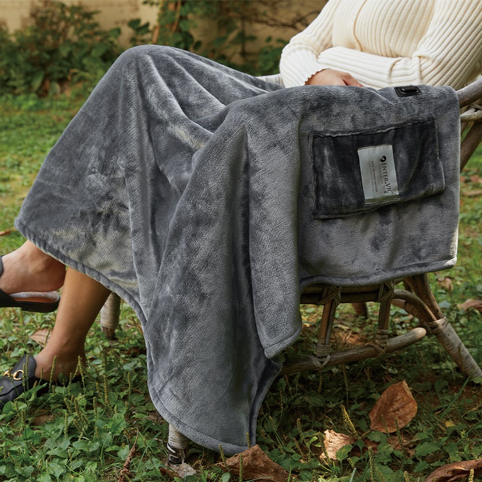 아이디코리아 유,무선 겸용 USB 전기담요 캠핑 차박 전기 무릎 온열 담요 HEB-S900 다크그레이 69,800원