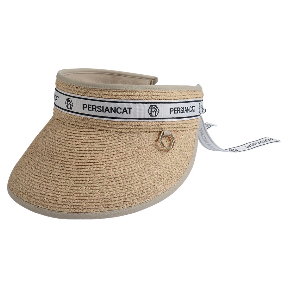 페르시안캣 여성용 헥사곤 지사 리본 선바이저 골프 모자 P52WCP67 89,000원
