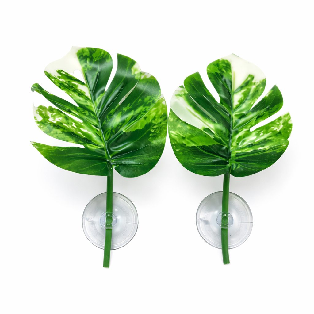 도마뱀 은신처 인조 잎 파충류 사육장 테라리움 꾸미기 2종 8,900원