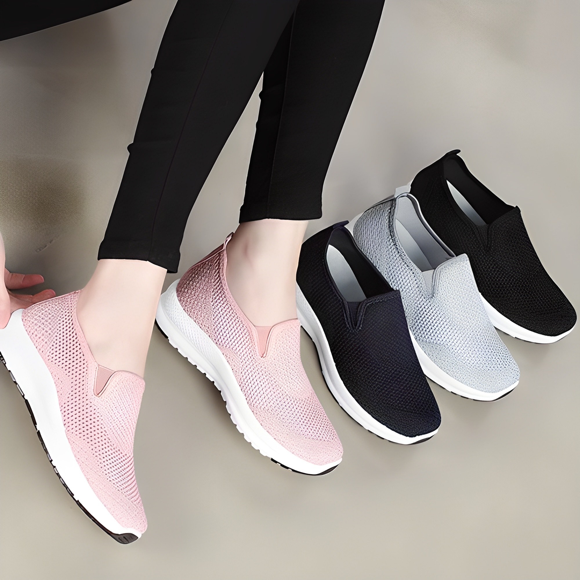 행텐 여성 발편한 푹신 아쿠아 매쉬 슬립온 HT-52 13,800원