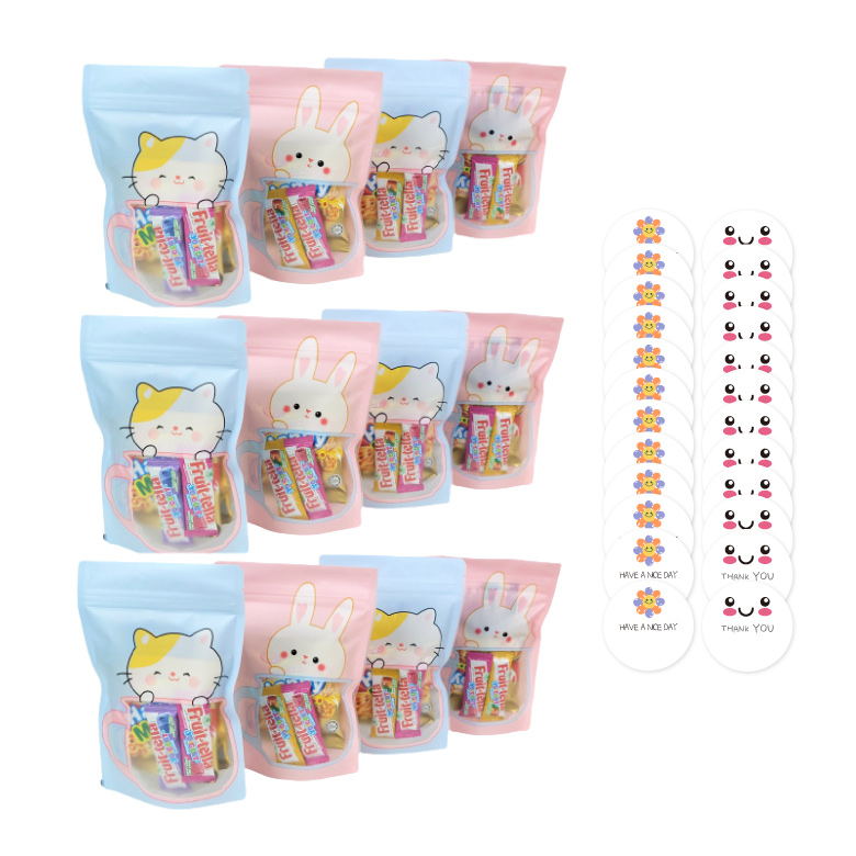 달콤가득 꾸러미 간식 선물 세트, 간식(12개) + 스티커(24개), 1개 23,910원