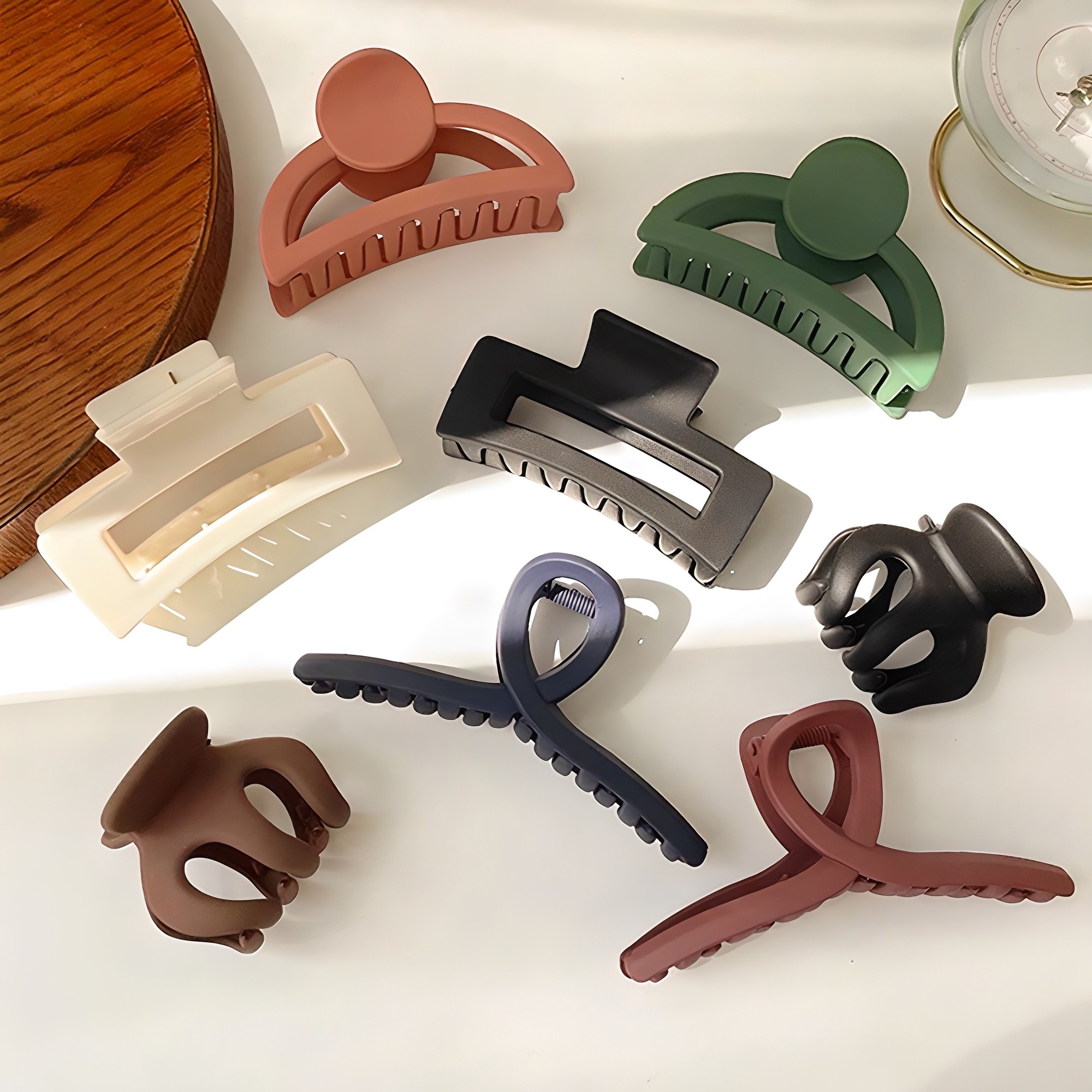 미다미 [8P세트] 레인보우 매트 컬러 대용량 집게핀세트 9,900원