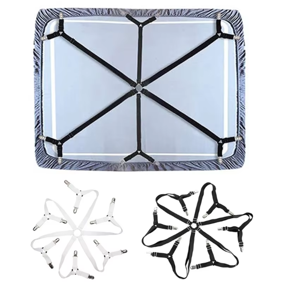 침대시트 고정클립 집게 밴드 매트리스 커버 이불 밀림방지 고정 악어집게 6라인, 화이트, 10개 99,000원