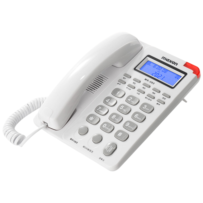 KC인증 맥슨 CID 유선전화기 발신자 표시 기능, 단축다이얼 4개, 플래시 기능,재다이얼 기능 21,890원