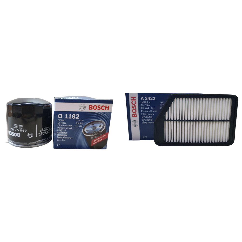보쉬 엔진오일교환 필터 셋트 아반떼 MD 1.6 LPI 오일필터+에어필터 O1182+A2422, O1182+A2422, 1세트 8,960원