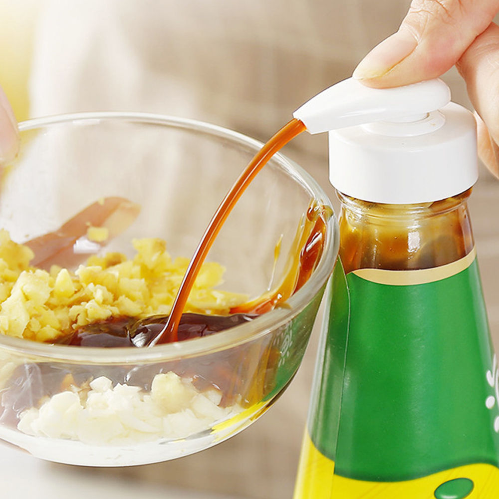 4개세트 소스펌핑기 양념병 시럽 펌프헤드 굴소스 카페 식당 펌프 화이트 K529 3,590원