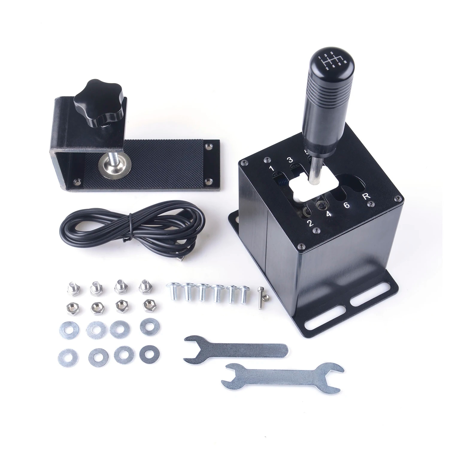 PC USB H 기어 시프터, 로지텍 G27 G29 G25 G920 트러스트마스터 T300RS/GT 시프트 노브 ETS2 심레이싱 스트레이트 브래킷 포함 65,200원