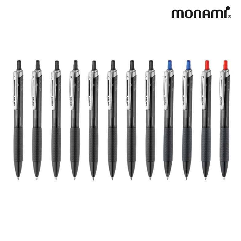 모나미 FX ZETA 0.7mm 볼펜 혼합12p (흑8+청2+적2) 12,580원