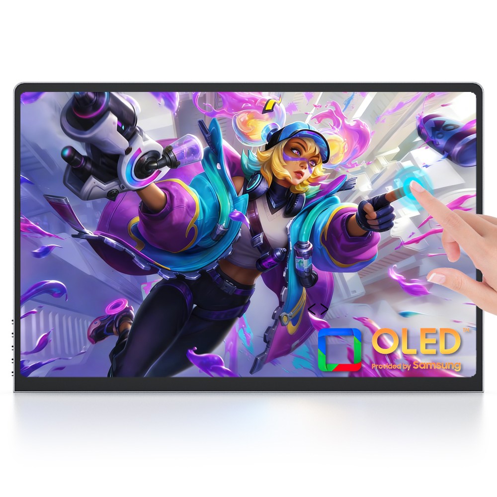 UPERFECT 포터블 모니터 3K 120Hz OLED 100000:1대비도 HDR DEX 휴대용 UGame, 터치, 35.56cm 339,000원