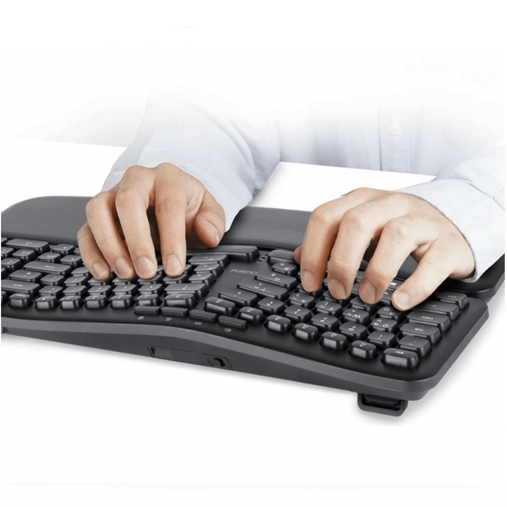 Cosy 사무실 사무용 인체공학 자석탈착 손목보호 받침대 블루투스 키보드 멀티페어링 2.4Ghz 무선 겸용 54,500원