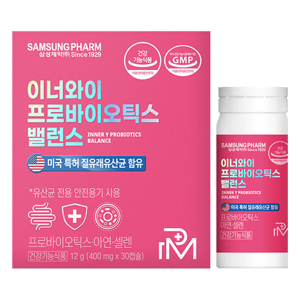 삼성제약 이너와이 프로바이오틱스 밸런스 질유래유산균 12,400원