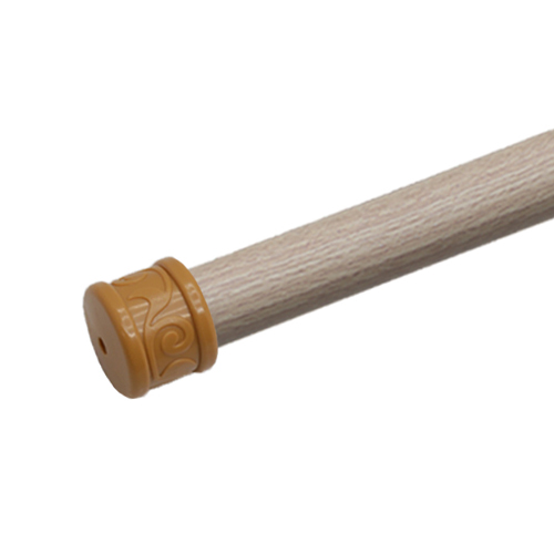 한국레일갤럭시 25mm 원형 커튼봉 커텐봉, 우드 19,300원