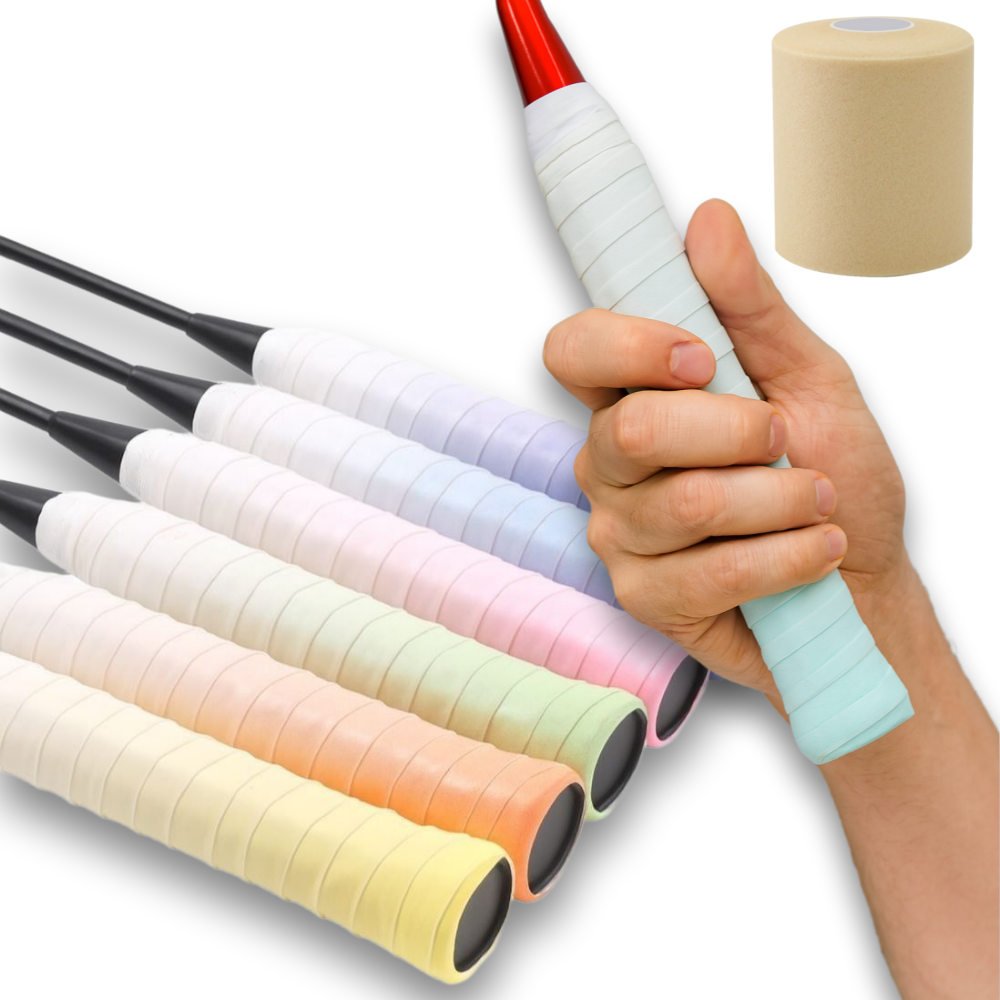 한비몰 논슬립 그라데이션 라켓 그립 테이프 7p, 1세트, 혼합색상 14,000원