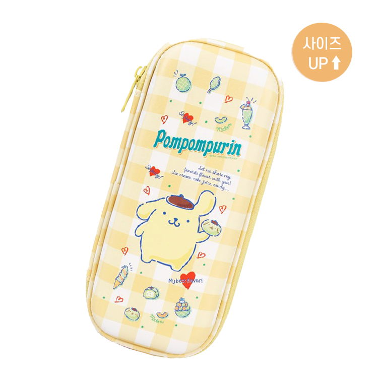 몰랑 폼폼푸린 포차코 캐릭터 귀여운 필기구 파우치 펜케이스 굿즈  EVA필통 9,500원