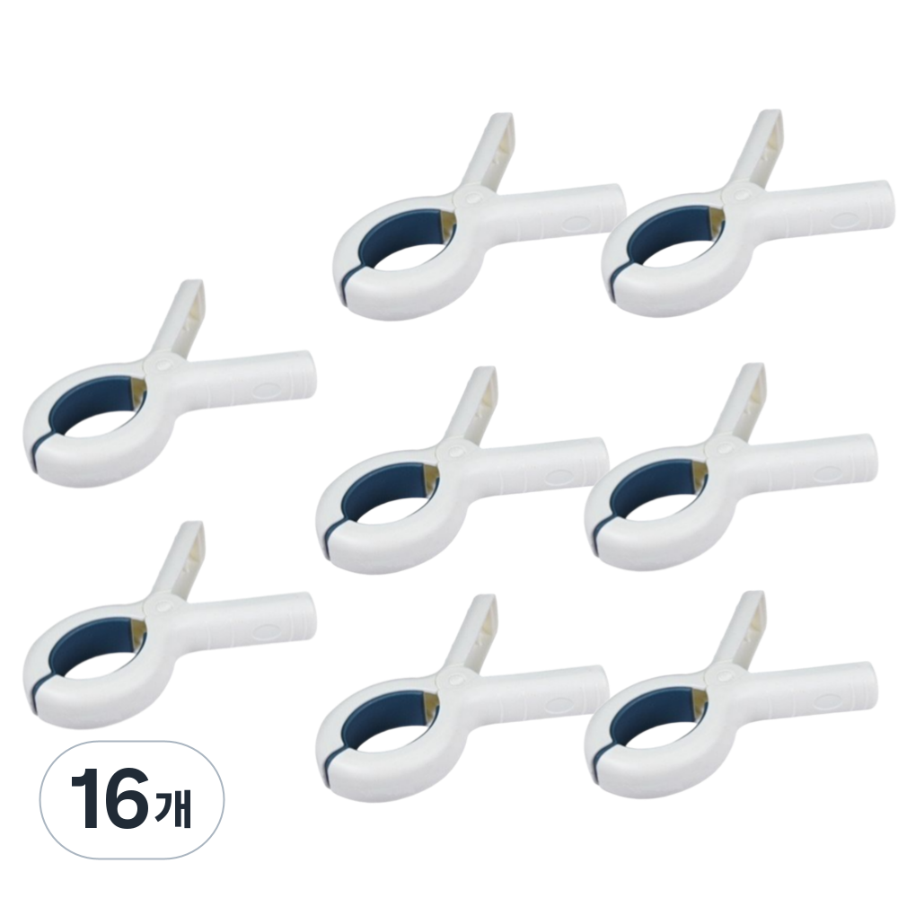 클린앤픽 대형 빨래집게 이불집게 건조집게 침구집게, 16개, 미드블루 9,280원