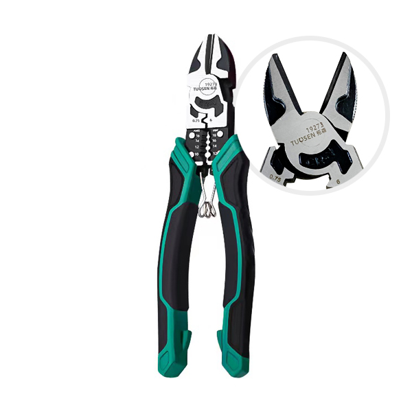 ZIO-BIZ 다기능 와이어 니퍼 전선탈피기 / 전선가위 전선컷팅 전선스트리퍼 전선피복기 폐전선탈피기 단자압착기 와이어 케이블 전선 커터 플라이어 전기공구 전선공구 수공구 13,800원