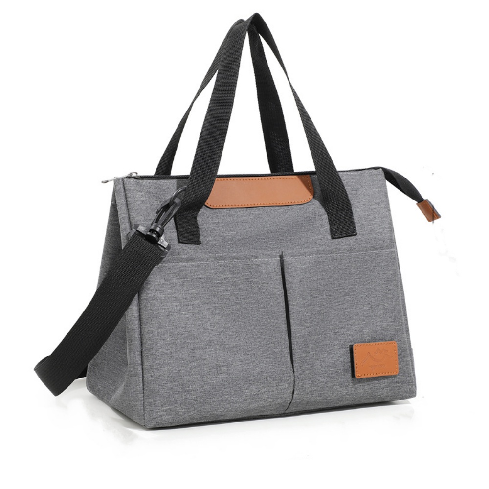 유앤아이백 보온 보냉 도시락 가방, 그레이 9,700원