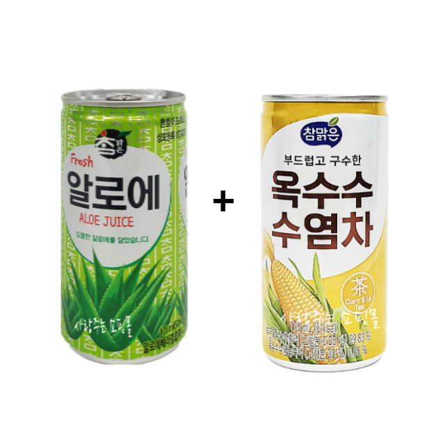 대일 참맑은 알로에 175ml 30개 + 대일 옥수수수염차 175ml 30개 19,460원